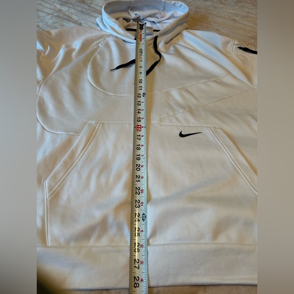 Nike Therma-Fit Pullover Fitness White Hoodie Mens Sz XXL Athleisure Gym Workout - Picture 6 of 11
